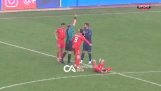 Közben egy üzbegisztáni focimeccsen…