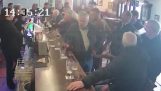Conor McGregor hits a man in a bar