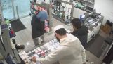 Attempted robbery at a cell phone store