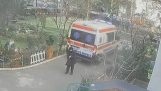 Immediato l'intervento dell'ambulanza (Serbia)