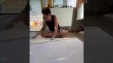Фарбування тканини з малюнком