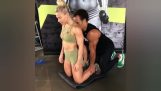 Incredible Nordic Dips form by a girl