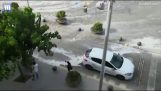 Мини цунами в Майорка