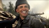 Президентът на САЩ Барак Обама Пиеси COD WW2