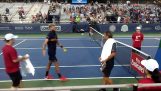 Benoit Pair destroys 3 rackets