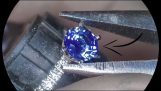 Platinum ceylon sapphire ring – part 2