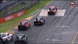 Stadium Super Trucks race in Adelaide – finish accident