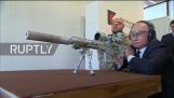 Путин тества новото пушка снайперист Калашников