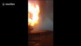Gas explosion in Chechnya