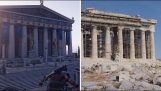 Assassin 's Creed Odyssey: Real-Life vs. In-Game Grekland