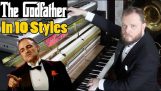 Theme from “Godfather” in 10 styles