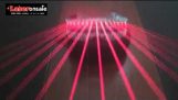 Boże Narodzenie japonki Party LED emitujące światło laserowe okulary