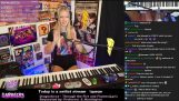 Streamer listens for the first time “Through the Fire and Flames” and then plays it by ear