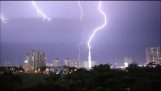 Heavy Thunderstorm on Landmark 81 Tower