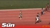 En 18-åring springer 0,4 sekunder efter Bolts rekord på 100 meter