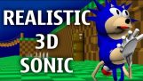 Realistic 3D Sonic
