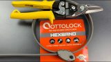 75$ Ottolock Hexband bike lock cut in seconds
