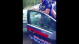 Policeman vs Water pistols
