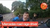 Cyclist goes face-to-face with furious driver