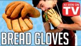 guantes de pan