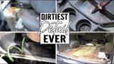 Rengøring Mest beskidte Car Interior nogensinde