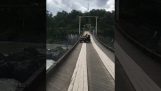 Un rus cu un quad pe un pod … ceea ce ar putea merge prost?