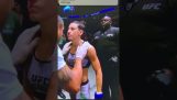 Security guard sees coach motivate UFC fighter