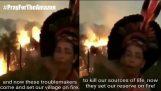 Indigenous kvinna hävdar att Amazon branden var avsiktlig