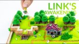 Recreando el paisaje del Despertar de Link en el modelado de la arcilla