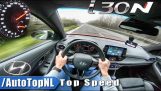 Hyundai i30N test on Autobahn
