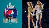 Shakira en J. Lo optreden op Superbowl