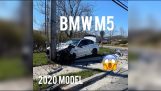 Köp en BMW M5 och krascha det 10 kilometer från återförsäljare