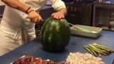 Vodní meloun & recept na mořské plody