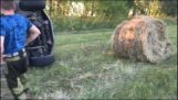 Push a haystack with a 4×4 (Fail)