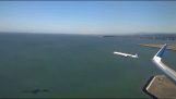 Drag Race zwischen einer 737 und einer 757 am Flughafen von San Francisco