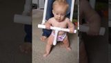Contraption to help baby walk