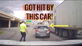 A super cool and nice motorist deals with a hit & run