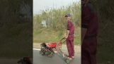 Motorized wheelbarrow