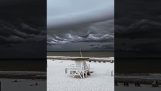 Vreemde wolken bij Fort Walton Beach