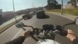 Motorcycle theft attempt