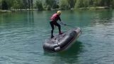 Boat flipping technique