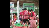 Traditional bamboo dance (Thailand)