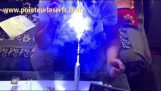 Ultra Güçlü Lazer Pointer 10000mW Mavi