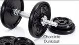 Chocolate dumbbell