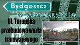 Bydgoszcz dugós, következő főutca mozgássérültekkel