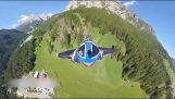Skydiving from a mountain