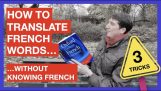 How to translate French words to English without knowing French