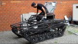 Mechanic builds a tank for his son