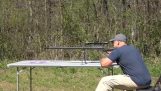 Rifle explodes while shooting