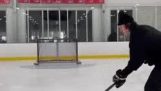 impressionante dribbling di hockey
